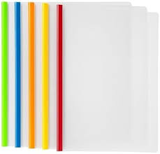 File Transparent Top Strip Plastic Clip 215 x 345